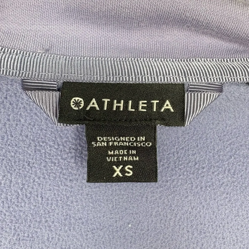 Athleta Lavender Zip-Up Hoodie size XS - Picture 5 of 11